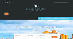 Desktop Screenshot of businessbrokers-mallorca.com
